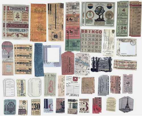 Vintage ephemera scrapbooking - ephemera,