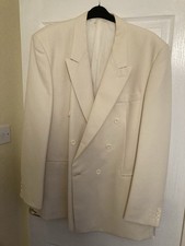 Men’s Cream Double Breasted