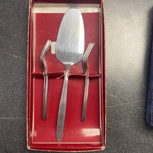 Vintage set cake server - cake, +