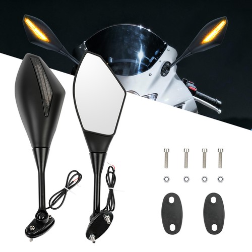 Motorcycle mirrors led - w/led, turn