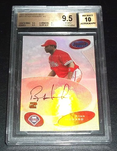 Bgs gem 10 autograph rc - 9.5,