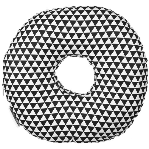 Black cotton stuffed - cotton, donut