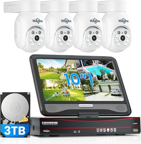 Hiseeu 5mp ptz 8ch - 5mp,