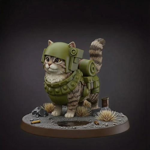 Grimdark cat guard - grimdark,
