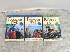 Set of 3 Famous Five Collection Paperback Books By Enid Blyton Published 1997