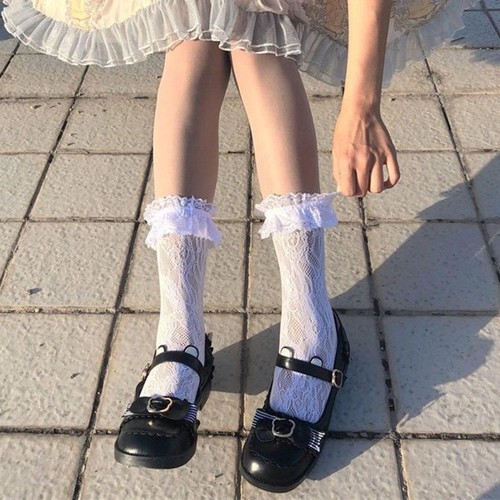 Paar girl lace - lace, ankle