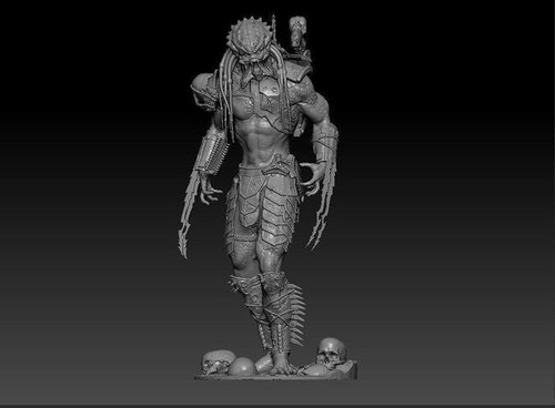 Predator sculpture statue - predator,