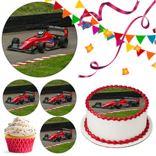 Car Racing Cake Topper Party