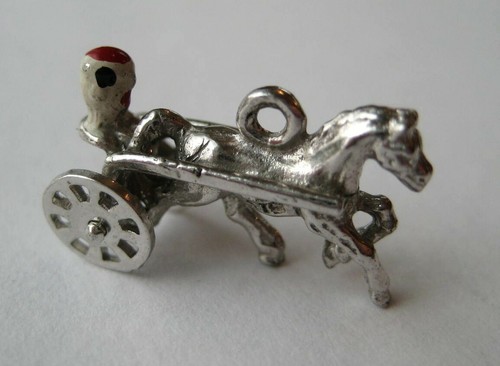 Vtg sterling horse - sterling, harness