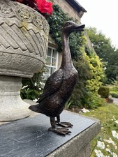 Fabulous Vintage Bronze Duck Statue ‘English Birds Casting’ Figurine 50cm Tall