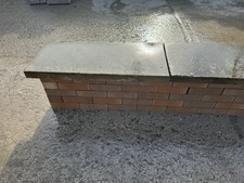 400mm wide x random length x 50mm thick reclaimed Yorkstone coping £32 per ft