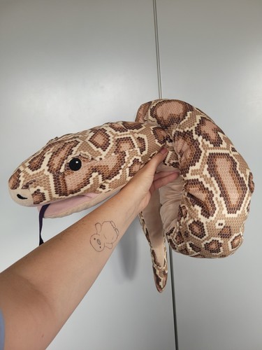 Snake plush hand puppet - , soft