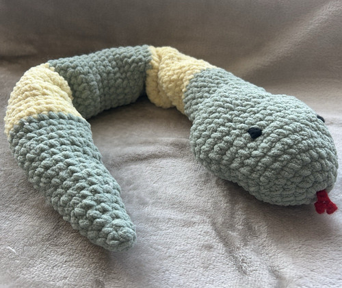 Handmade crochet plush - crochet, snake