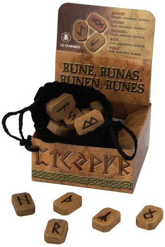 Scarabeo wooden rune stones - scarabeo,