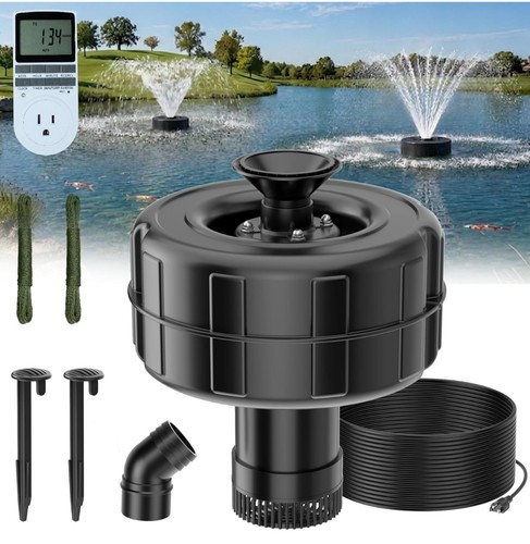 Pond lake fountain aerator - lake, w