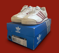 V. Rare Vintage Adidas Originals Italia 74 2005 White/Red Size 9.5 Trainers