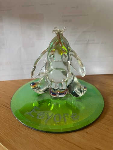 Disney eeyore glass ornament - glass,