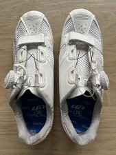 Louis Garneau Women's Road Cycling Shoes Size 38, White And Barely Worn