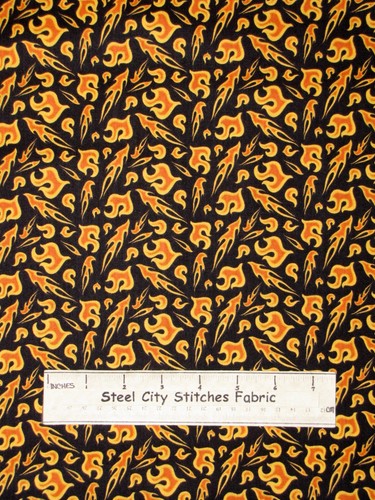 Fire flame fabric - -, spark