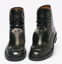 G Star Raw Womens Brushable Metallic Leather Guard Boots Anthracite uk 5 eu 38