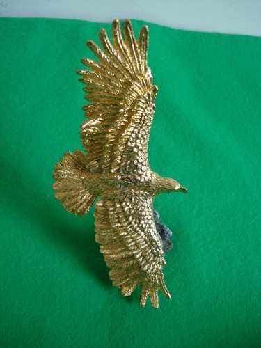 Golden eagle ornament - made, of