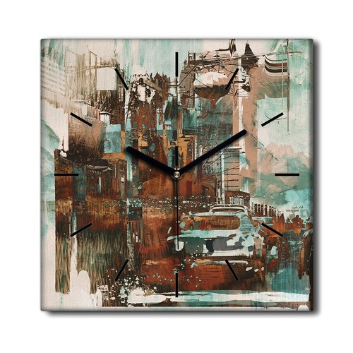 Canvas clock print photo - canvas,