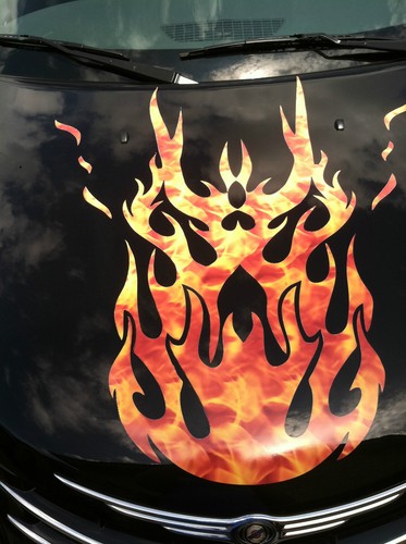 Flame flames full color - #2,