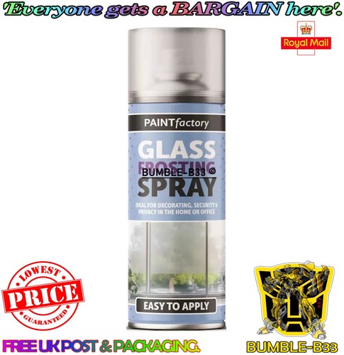 Glass frosting spray paint - glass,