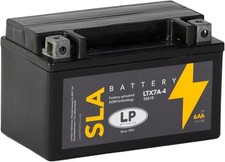 Motorbike LTX7A-4 SLA LP Battery 12V, 6 Ah, 105CCA Fits Kymco Zing 125 1997-2006
