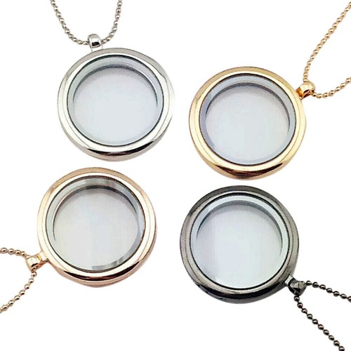 Floating locket pendant round - locket,
