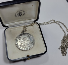 1741 Mo Mexico Silver 8 Reales HOLLANDIA Shipwreck Pillar Dollar Necklace *OVK45