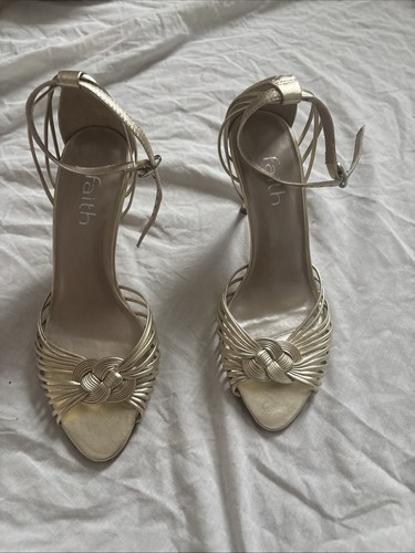 Faith shoes gold - shoes,, strappy