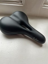 Liv Ladies Bike Saddle with particle flow, black and comfy