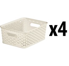4 x Curver Plastic Storage