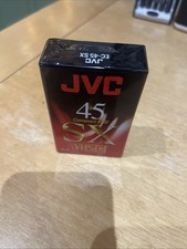 JVC 45 Compact VHS Tape SX VHS-C PAL / SECAM  45 / 90 min EC-45 SX - NEW