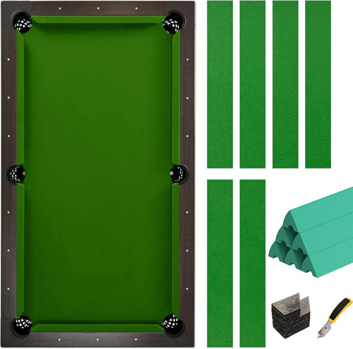 Pool table felt and bumper - bumper, kit