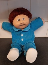Vintage 1985 Cabbage Patch Kids Boy Doll Appalachian Coleco Artwork Curly Hair