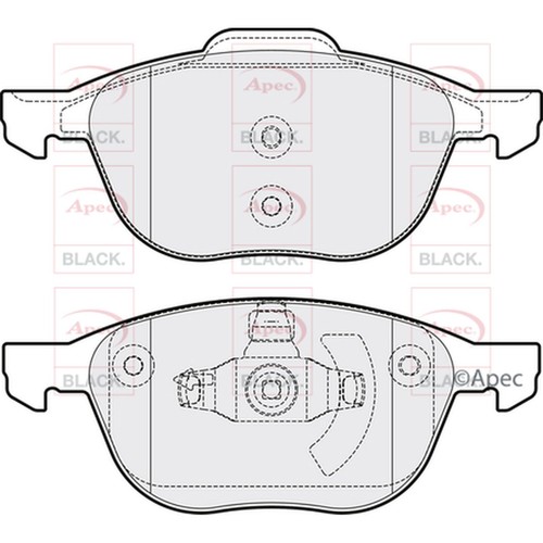 Brake pads set for ford - for, c-max