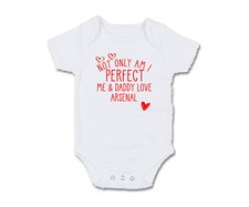 Arsenal Baby Grow Bodysuit Not