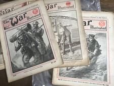 12x War Illustrated papers World War 1 One WW1 news magazine reports supplement