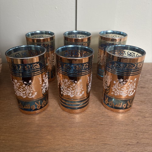 Mid century drinking glasses - drinking,