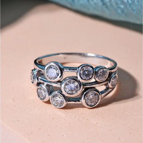 Designer inspired moissanite - inspired,
