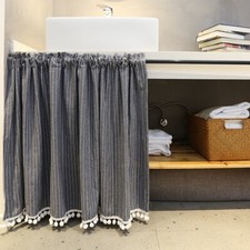 Stripe Half-curtain Window