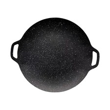 Grill Pan Cooking Meat Round Camping Household Nonstick Coating BBQ
