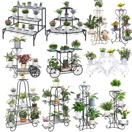 Rustproof metal plant - metal, stand