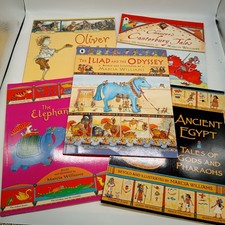 5 large format Childrens Boooks by Marcia Williams: Paperback: VGC: Walker Books