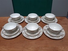 A Royal Doulton 18 Piece Soup Coupe Set in the Alton Pattern H 5055 - 1st