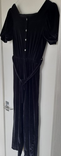 Girls velvet jumpsuit zara - velvet, jumpsuit,