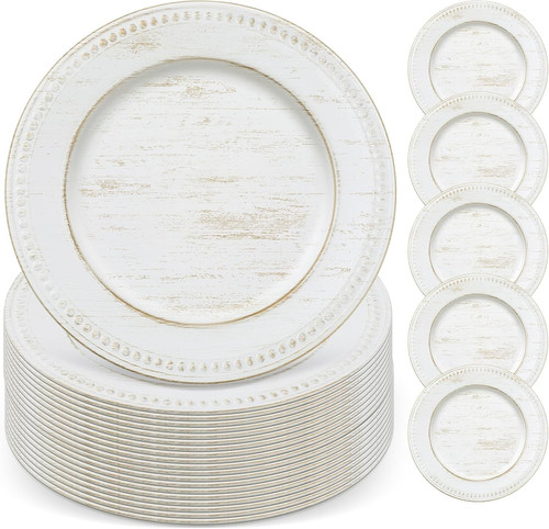 Vintage white charger - 50,
