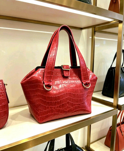 Handmade red faux leather - handmade,